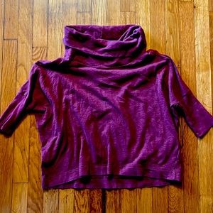 Loose turtleneck sweater
